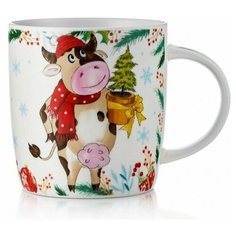Кружка с новогодним рисункомWalmer Calf в подарочной упаковке, 0,35л, W37000737
