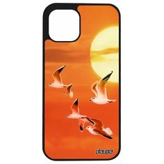Чехол на смартфон Apple iPhone 12 pro, "Чайки" Буревестник Крачка Utaupia