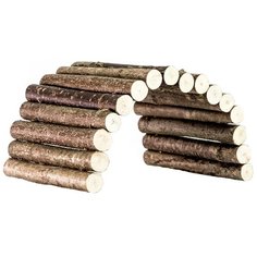 Мостик для грызунов Zoobaloo дерево средний 25х12см