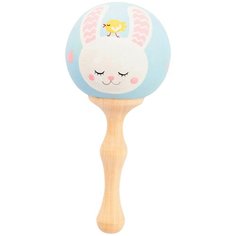 Погремушка деревянная "Зайка Эврилэнд