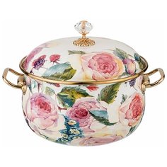 Кастрюля эмалированная 4,8л индукция Agness Винтаж (135764)