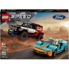 Конструктор LEGO Speed Champions 76905 Ford GT Heritage Edition and Bronco R