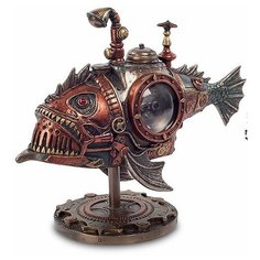 Статуэтка в стиле Стимпанк Рыба WS-191 113-904106 Veronese