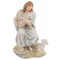Статуэтка Иисус с ягненком WS-507 113-902327 Veronese