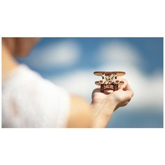 Деревянный конструктор- брелок EWA "Эвик: Самолет Eco Wood Art