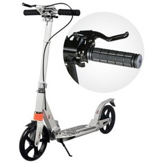 Городской самокат Urban Scooter Sport с ручным тормозом белый