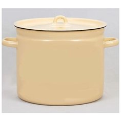 Кастрюля эмаль 1621М 9,5 л (серебристый)