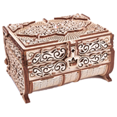 Cборная модель Wood Trick Шкатулка, декорированная кристаллами Swarovski