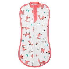 Многоразовые пеленки Топотушки кокон на молнии р.56 лисички 1 шт.