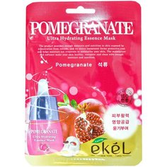 Ekel Маска тканевая Ultra Hydrating Essense Mask с экстрактом граната, 25 мл
