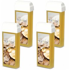 Italwax, Набор Воск в картридже натуральный 100 мл, 4 шт