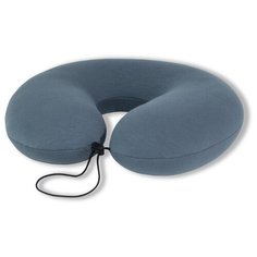 Антистрессовая подушка для шеи Штучки, к которым тянутся ручки Турист с фиксатором, серый