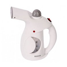 Ручной отпариватель для одежды/парогенератор Kelli, 1300Вт, насадки для удаления пыли и грязи, мерный стакан, белый