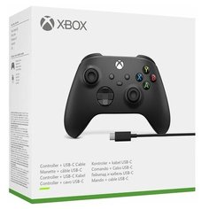 Геймпад Microsoft Xbox Series + USB-C кабель , черный