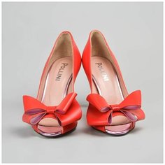 Polini Туфли красные с бантом (40) Pollini