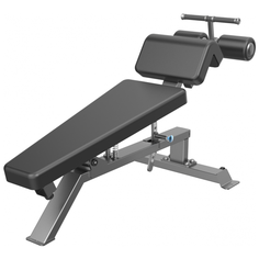 E-3037 Скамья для пресса регулируемая (Adjustable Decline Bench), DHZ