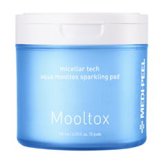 Увлажняющие очищающие пэды MEDI-PEEL Aqua Mooltox Sparkling Pad (70ea)
