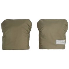 Amarobaby Муфты-варежки на ручку коляски Snowy Travel хаки