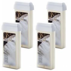 ItalWax Теплый воск "Кокос" в картридже набор из 4 штук 100 мл