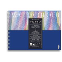 Альбом для акварели Fabriano Watercolour Studio 300г/м.кв 24x32см Фин 12л спираль по короткой стороне