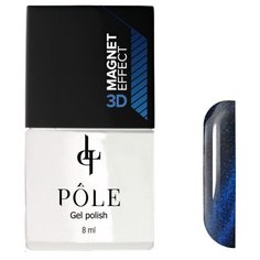 Гель-лак для ногтей Pole Кошачий глаз 3D, 8 мл, ультрамарин