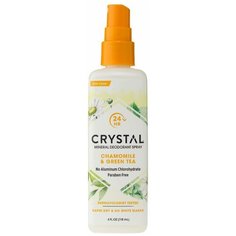 Crystal дезодорант, спрей, Chamomile & Green Tea (spray), 118 мл ​Crystal