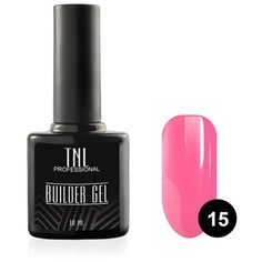 Гель TNL Professional Builder Gel моделирующий камуфлирующий, 10мл 15 ярко-розовый