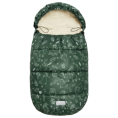 Конверт-мешок Amarobaby Snowy Travel Зверята 105 см хаки