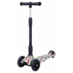 Самокат Детский Tech Team Tiger PRINT 2020-21, белый