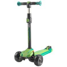 Самокат Детский Tech Team Surf BOY 2021, черно- зеленый