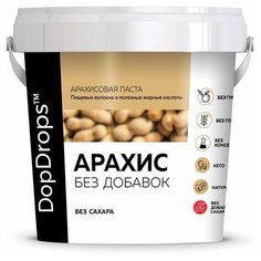 Паста арахисовая без добавок DopDrops, 1 кг