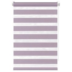 Рулонная штора с эффектом «день-ночь» FixLine Base (лиловый), 60х160 см