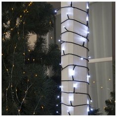 Гирлянда "Клип- лайт" SPEC, IP44, УМС, Д: 100 м, Н. Т. LED-1000-24V, без трансф. 8 реж белый 2361685 Luazon Lighting