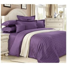 Постельное белье «Вечерний раут», Страйп- сатин (Евро макси (4 нав) Текс Дизайн