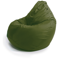 Хаки кресло-мешок Bean-Bag PiFF PuFF Груша, непромокаемый Оксфорд, пуфик размер XXXL