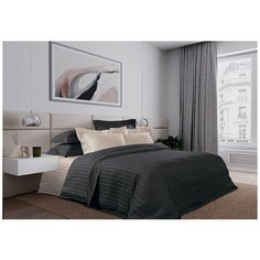 Постельное белье «Профитроли», Страйп- сатин (Евро 200х200 (4 нав) Текс Дизайн