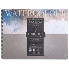 Альбом для акварели Fabriano Watercolour Studio 300г/м2 32*41см Торшон 12л спираль по короткой стороне