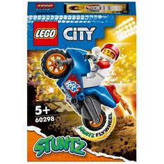 Конструктор LEGO City Stunt 60298 Реактивный трюковый мотоцикл