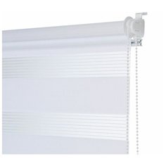 Рулонная штора DECOFEST День- Ночь Бейс Белый 50x160