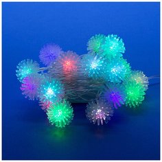 Гирлянда Uniel нить 07921 (280 см), 280 см, 20 ламп, RGB/прозрачный провод