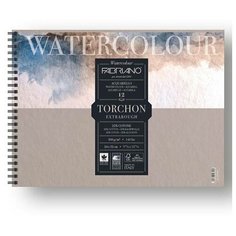Альбом для акварели Fabriano Watercolour Studio 300г/м.кв 24х32см Торшон 12л спираль по короткой стороне