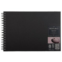 Блокнот для зарисовок Fabriano Sketch Book 110г/м2 21*29.7см мелкозернистая 80л (ландшафт) спираль по короткой стороне