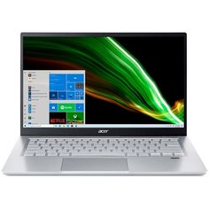 Ноутбук Acer Swift 3 SF314-43- R0BS 14.0" FHD IPS/Ryzen 3 5300U/8GB/256GB/AMD Radeon Graphics/Windows 10 Home 64- bit/NoODD/серебристый (NX. AB1ER.002)