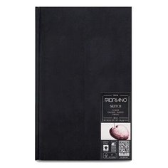 Блокнот для зарисовок Fabriano Sketch Book 110г/м2 21*29.7см мелкозернистая 80л (портрет) твердая обложка сшитый