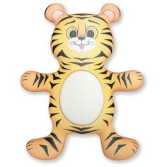 Мягкая игрушка антистресс Штучки, к которым тянутся ручки "Тигр Карапуз" желтый