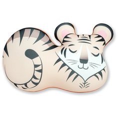 Мягкая игрушка антистресс Штучки, к которым тянутся ручки "Тигр Улитка", светло-коричневый