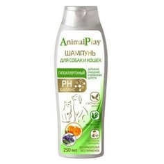 Animal Play Шампунь гипоаллергенный с аминокислотами и экстрактом шалфея для собак и кошек 250мл, 0,276 кг, 38614 (2 шт) Зоогурман
