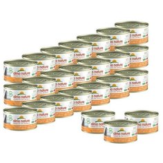 Almo Nature Консервы для кошек Итальянские рецепты:"Курица гриль" (HFC Natural Made in Italy grilled Chicken) 0,07 кг х 24 шт.