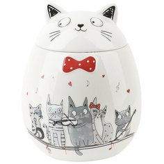 Банка для сыпучих продуктов "Кошачья симфония", 1160 мл ENS