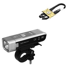 Велофара Fenix BC25R + Мультикарабин (аккумулятор 2600mAh, USB зарядка, 600люмен)